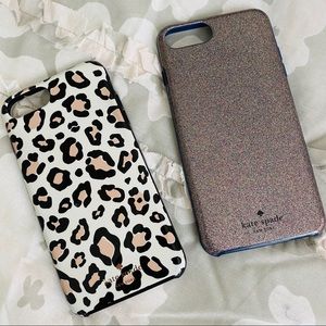 Two Kate Spade iPhone 8Plus cases